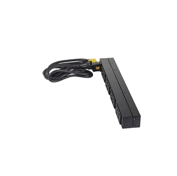 APC Basic Rack PDU toitejaotuskomponent (PDU) 12 vahelduvvoolu kontakt 0U/1U Must