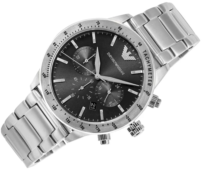 Emporio Armani Mario AR11241 Stainless Steel Quartz Watch 43mm