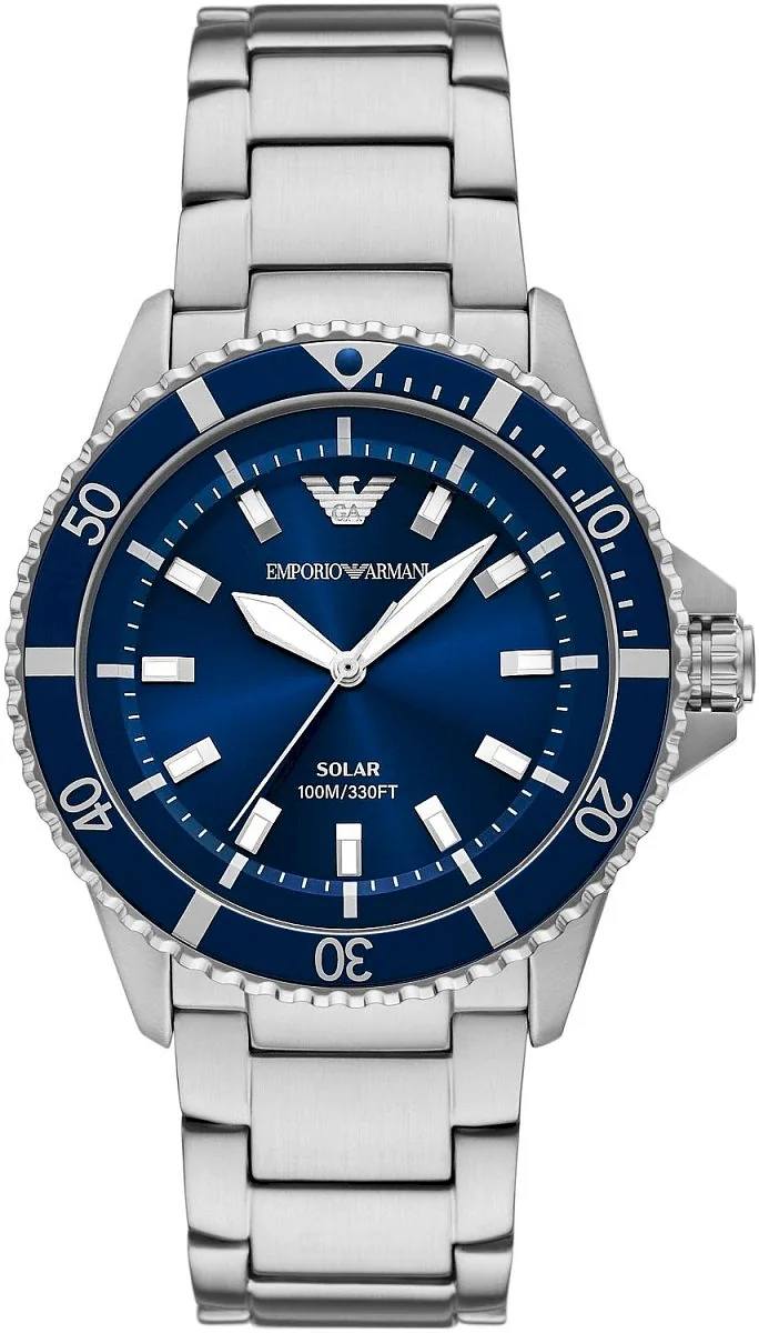 Emporio Armani AR11697 Solar Diver Style Watch 42mm