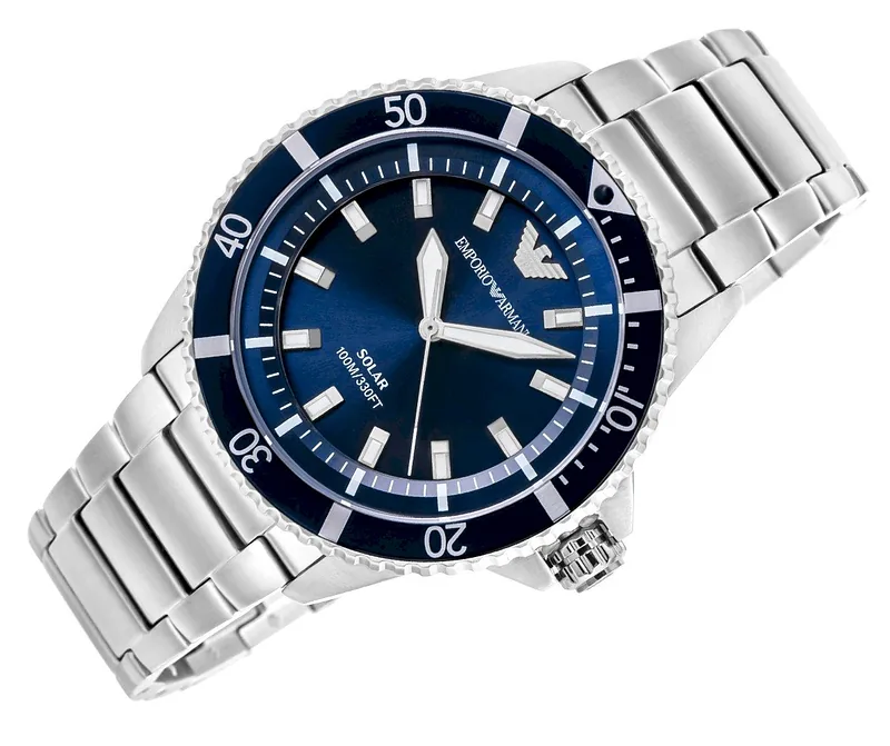 Emporio Armani AR11697 Solar Diver Style Watch 42mm