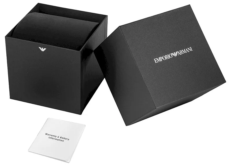 Emporio Armani World Explorer Solar Chronograph AR11739 Silver Black 43mm