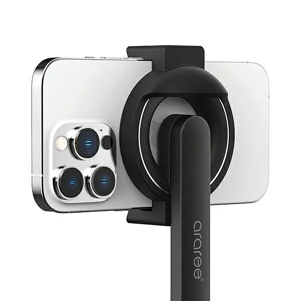 Araree Selfie Stick Bluetooth Magfie Pod biały, white MagSafe Tripod AR60-01727B