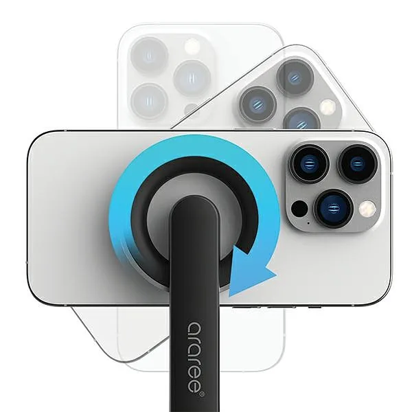 Araree Selfie Stick Bluetooth Magfie Pod biały, white MagSafe Tripod AR60-01727B