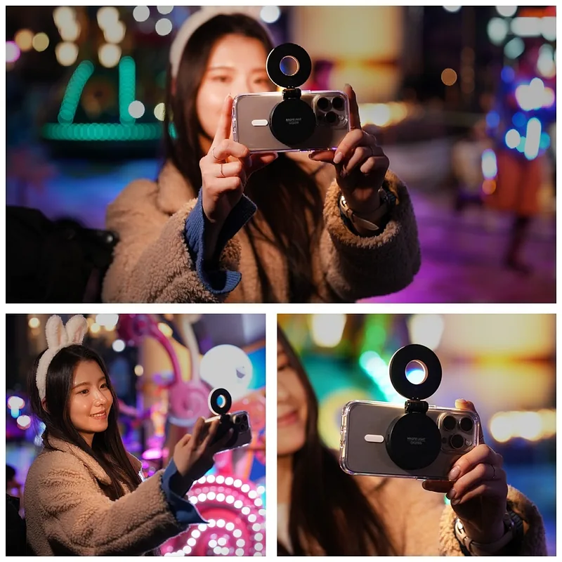 Portable LED lamp Araree Magfie Light MagSafe black