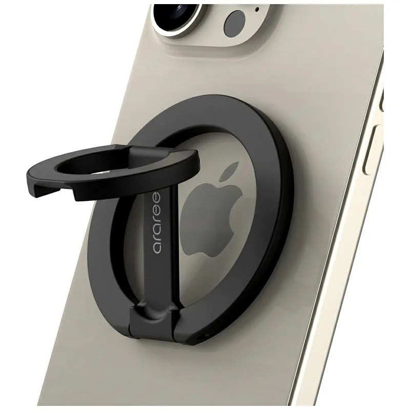 Ring stand Araree A-Ring MagSafe GripTok black
