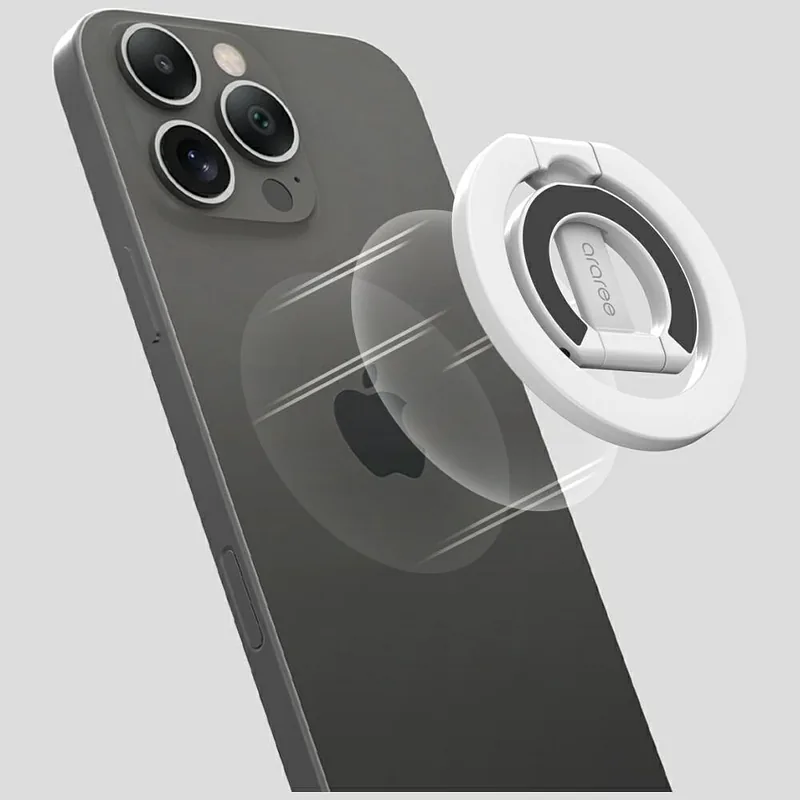 Ring stand Araree A-Ring MagSafe GripTok white