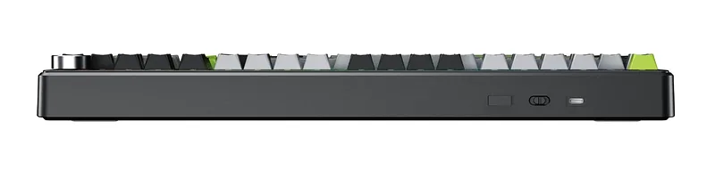 F99 Pro Black+Grey+Green GrayWood RGB AULA gasket keyboard