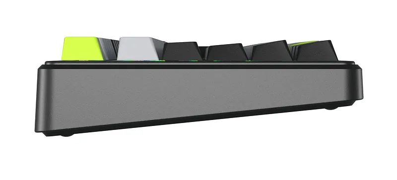 F99 Pro Black+Grey+Green GrayWood RGB AULA gasket keyboard