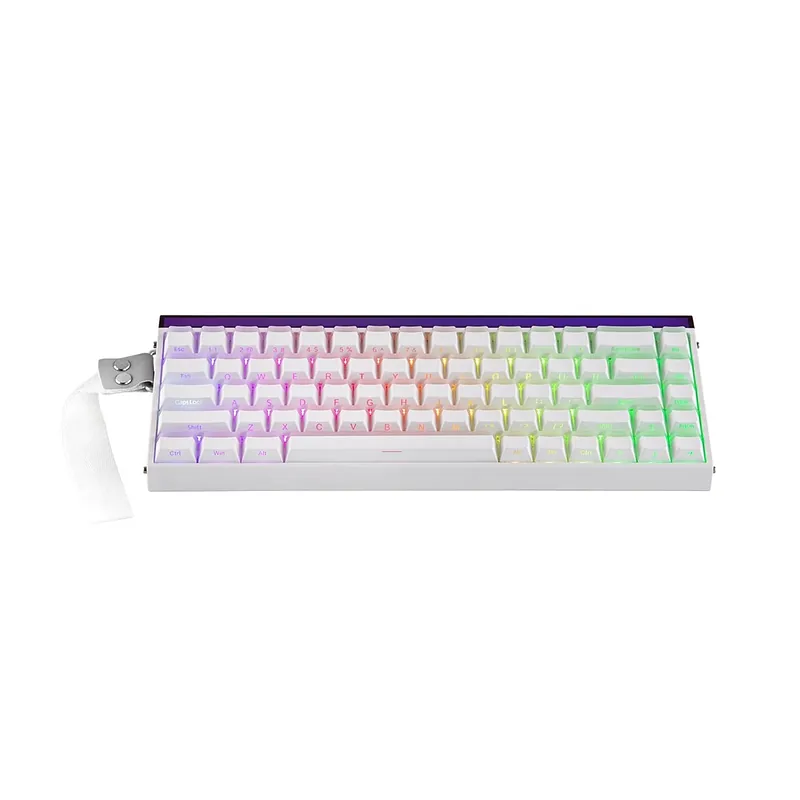 HERO68 HE Black+Red+Gradient Dragon King RGB AULA gasket keyboard
