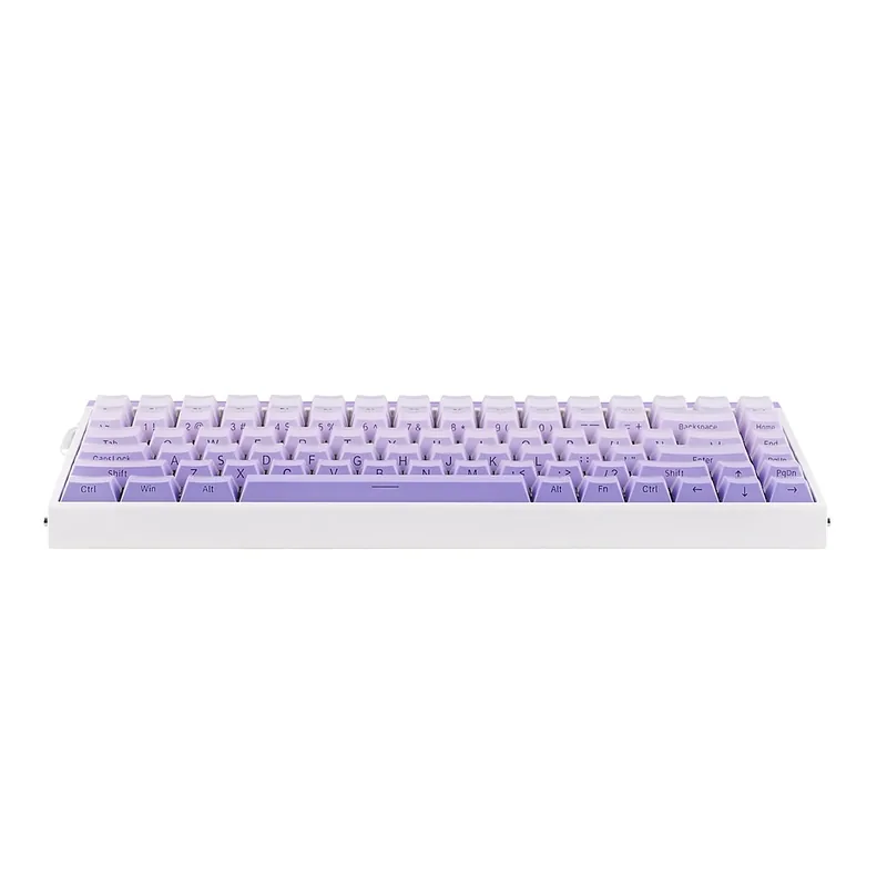 HERO84 HE White+Purple+Gradient+LIGHT JadeKing RGB AULA gasket keyboard
