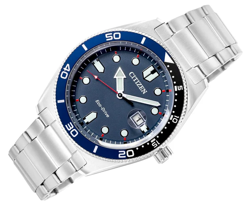 CITIZEN Marine Sporty Men’s Watch AW1761-89L / silver-blue