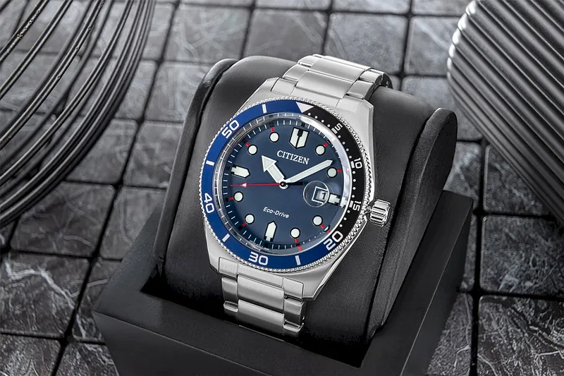 CITIZEN Marine Sporty Men’s Watch AW1761-89L / silver-blue