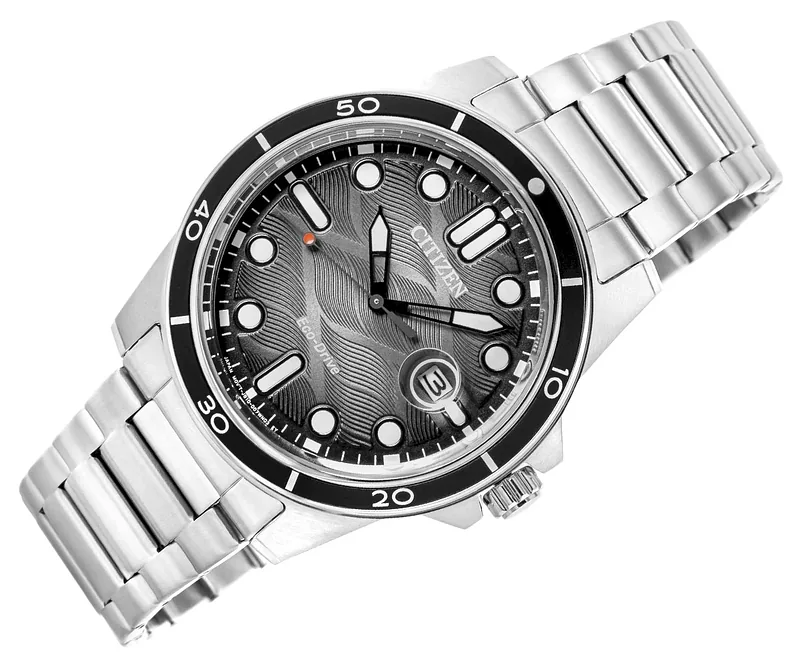 Citizen AW1816-89E Eco-Drive Men’s Watch 41.5mm Grey Dial Stainless Steel Bracelet