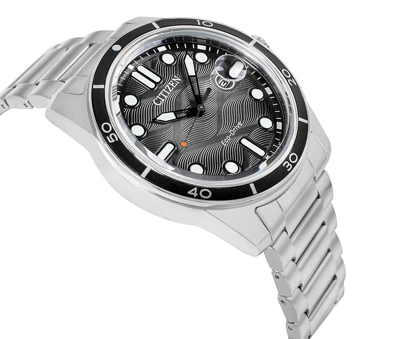 Citizen AW1816-89E Eco-Drive Men’s Watch 41.5mm Grey Dial Stainless Steel Bracelet