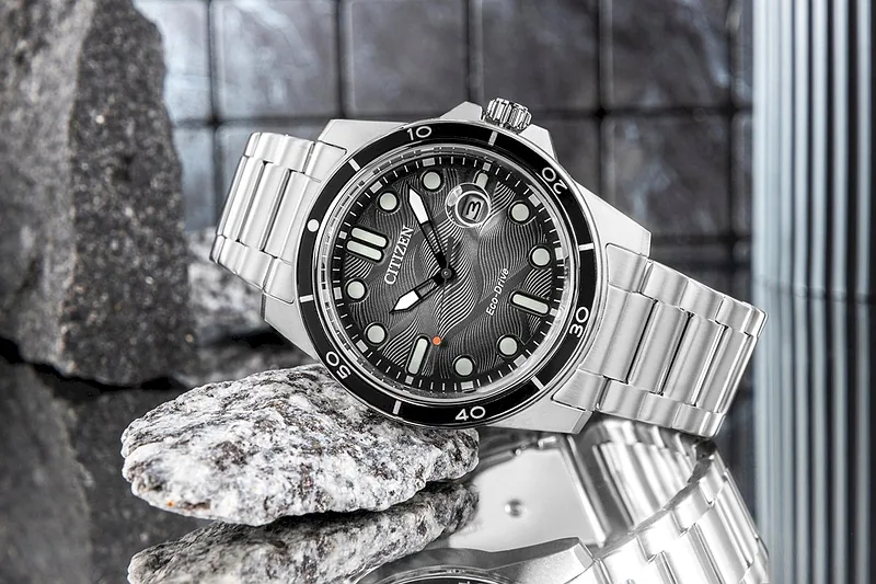 Citizen AW1816-89E Eco-Drive Men’s Watch 41.5mm Grey Dial Stainless Steel Bracelet