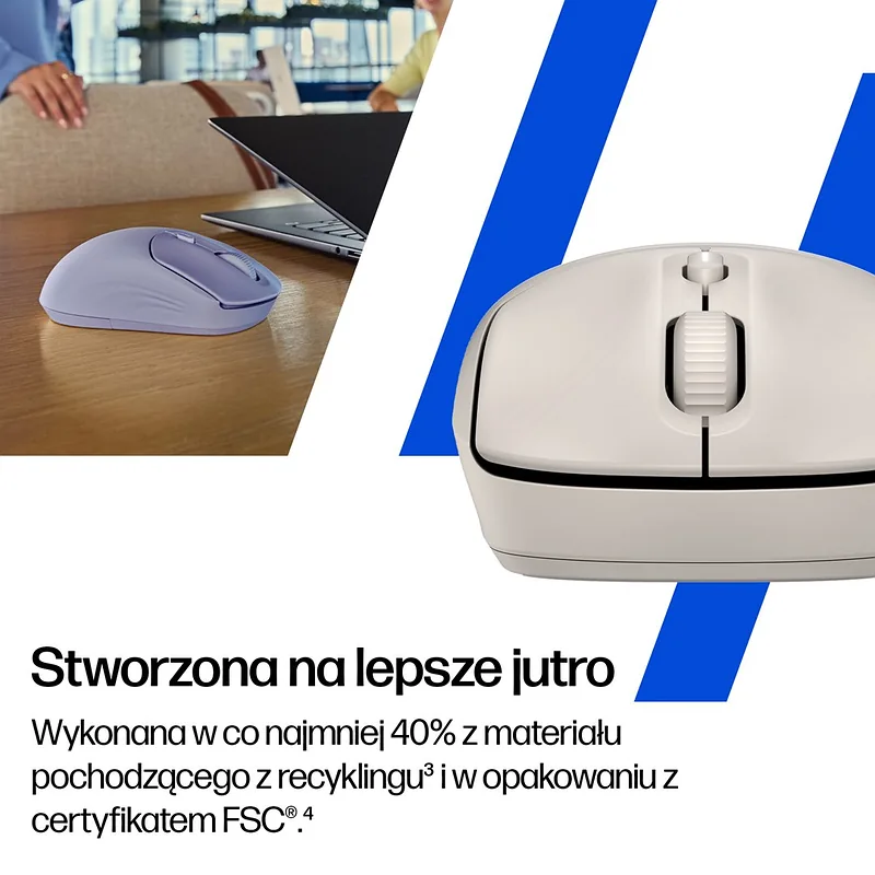 HP 400 Quiet Purple Wireless Mouse