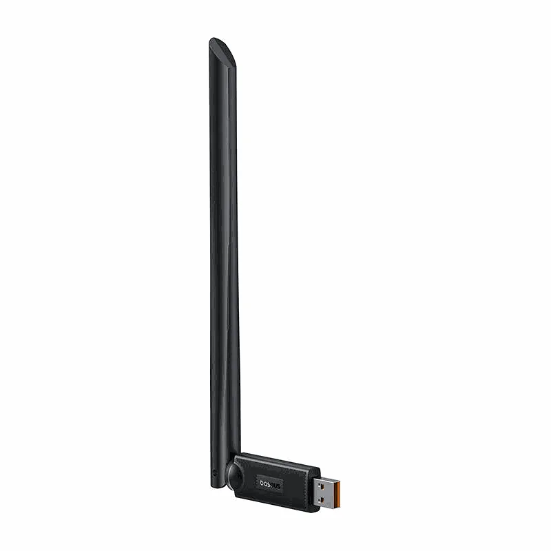 Baseus Wi-Fi Adapter FastJoy with antenna 300Mbps Black