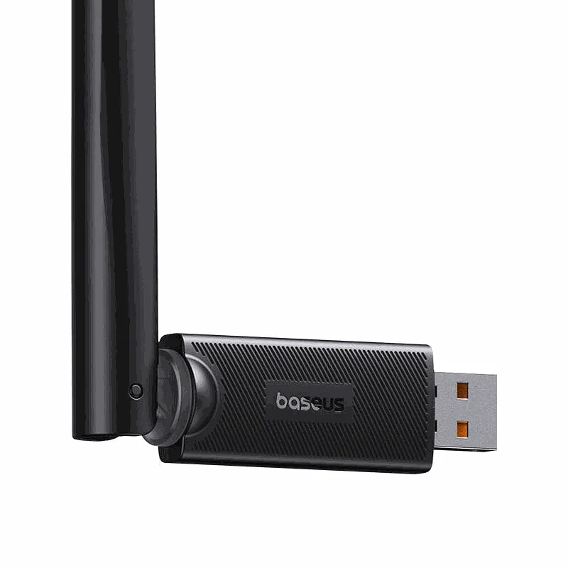 Baseus Wi-Fi Adapter FastJoy with antenna 300Mbps Black