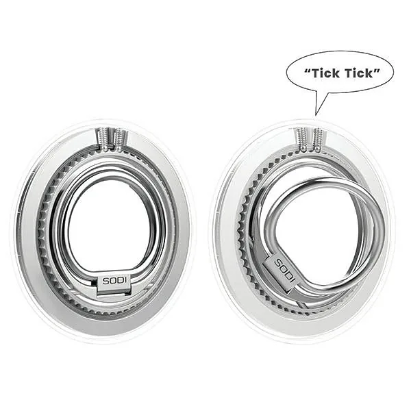 SODI Dwustronny magnetyczny Ring Stand BM-350 biały, white MagSafe