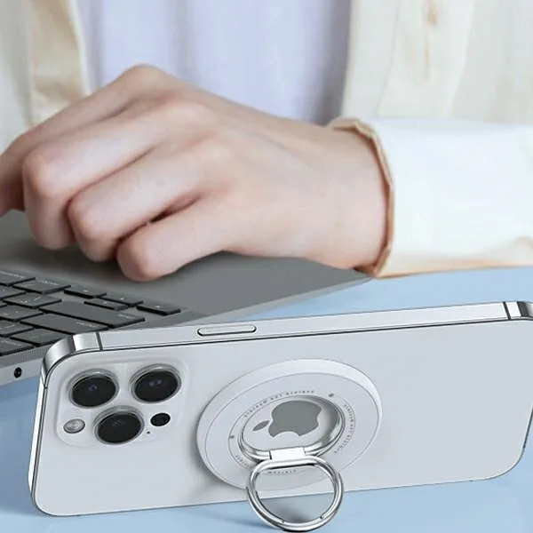 SODI Dwustronny magnetyczny Ring Stand BM-350 biały, white MagSafe