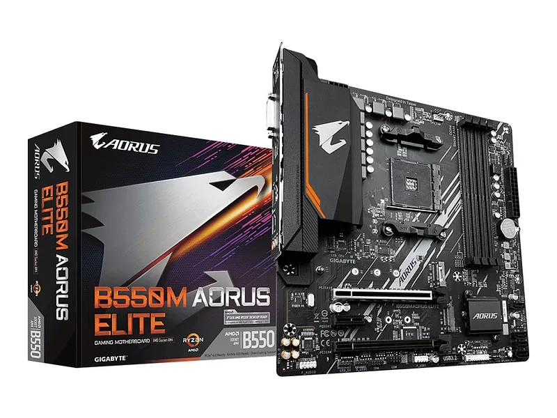 GIGABYTE B550M AORUS ELITE emaplaat AMD B550 Pesa AM4 Mikro ATX