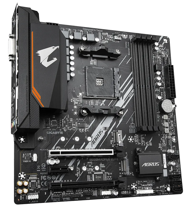 GIGABYTE B550M AORUS ELITE emaplaat AMD B550 Pesa AM4 Mikro ATX