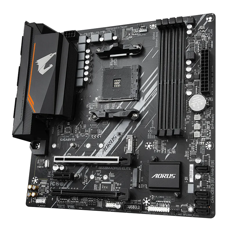 GIGABYTE B550M AORUS ELITE emaplaat AMD B550 Pesa AM4 Mikro ATX