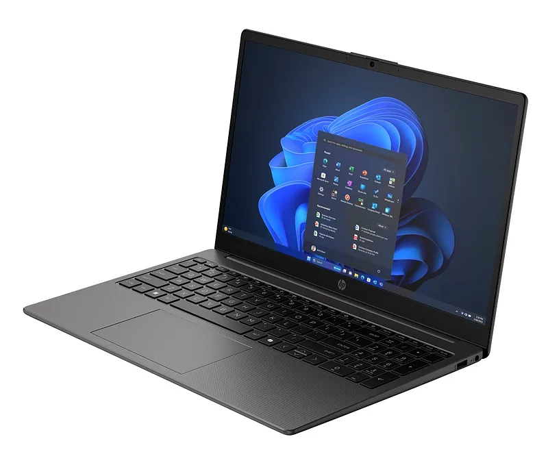 HP 255R G10 laptop with AMD Ryzen™ 5 7535U, 39.6 cm (15.6″) Full HD, 8 GB DDR5 RAM, 512 GB SSD, Wi-Fi 6 (802.11ax), Windows 11 Home, black