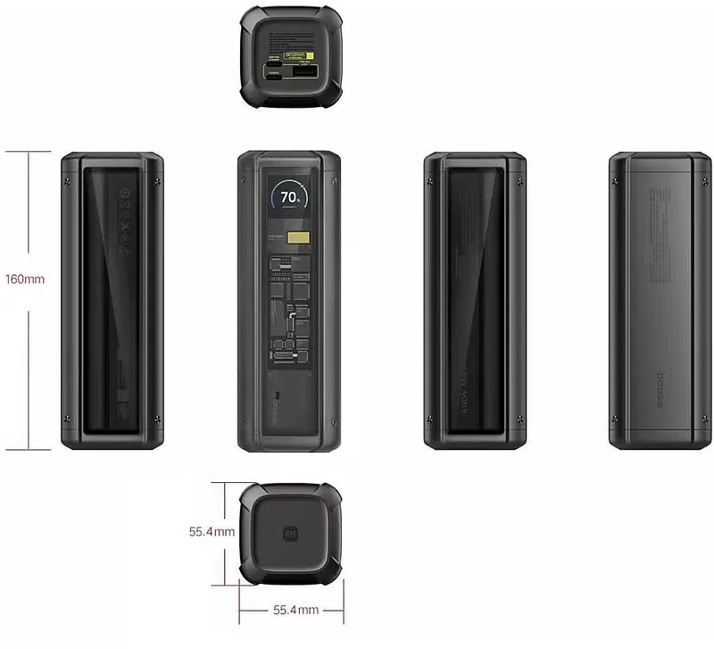Xiaomi 212W HyperCharge 25000mAh Black