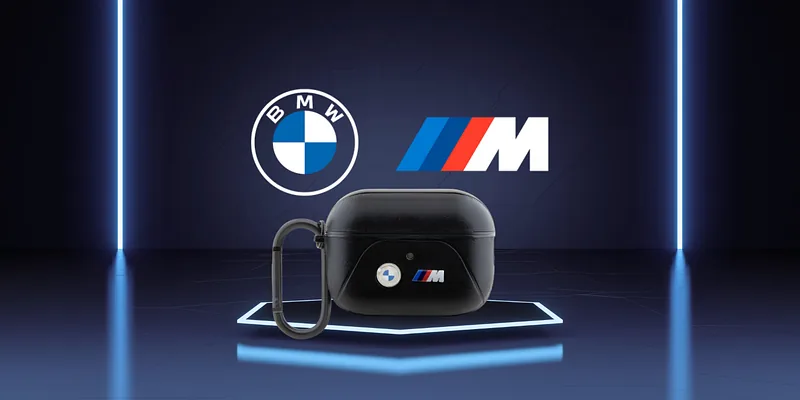 BMW BMAP222PVTK AirPods Pro 2 (2022/2023) must kaitse Curved Line
