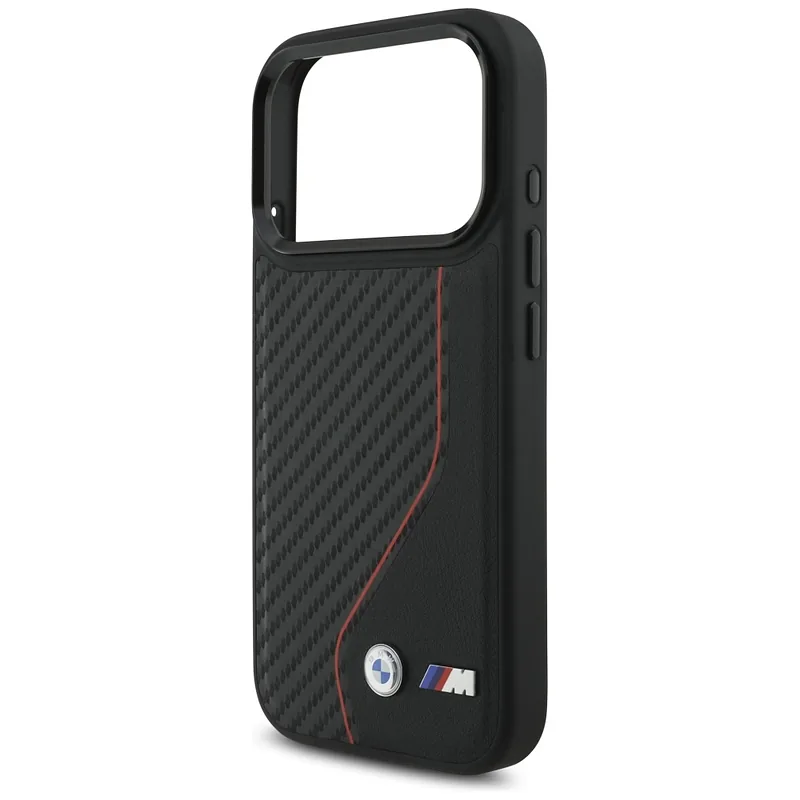 Kaitseümbris M Carbon Line & Logo MagSafe iPhone 17 Pro jaoks, punane