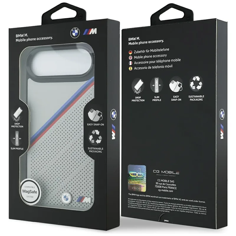 BMW M Tricolor Metallist Logo MagSafe Korpus iPhone Air Hall
