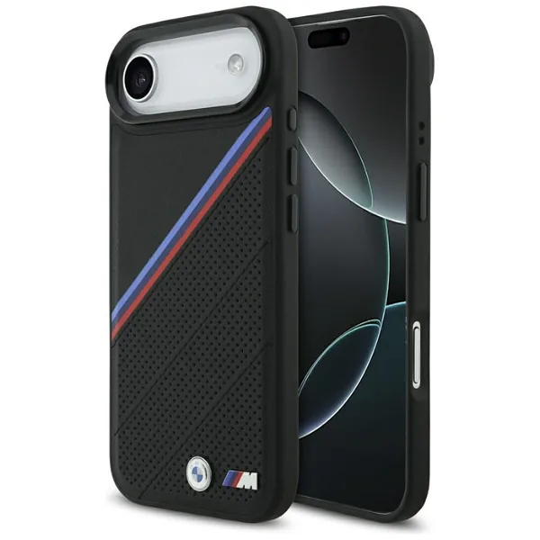 BMW M Tricolor Metallist Logo MagSafe Korpus iPhone Air jaoks Must