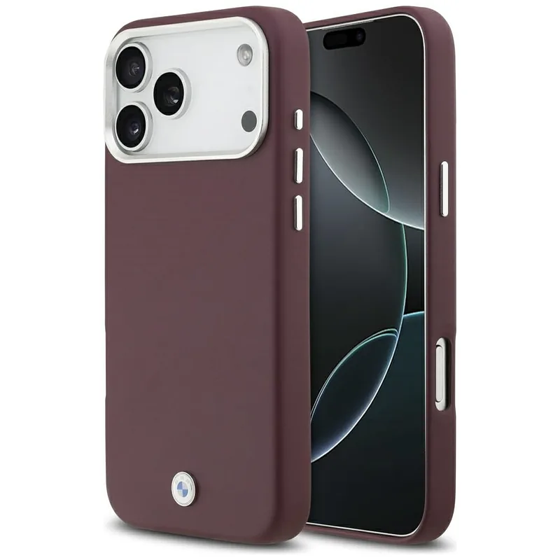 Täisümbrisega metallist MagSafe kaitseümbris iPhone 17 Pro Max punane