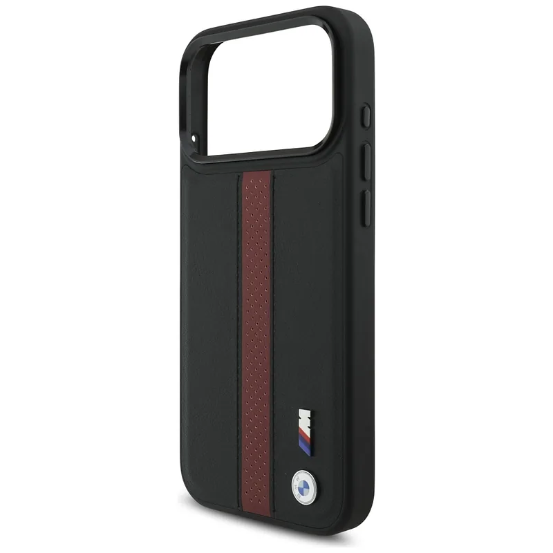 Kaitseümbris iPhone 17 Pro Max jaoks, punane, perforatsiooniga triibuga MagSafe