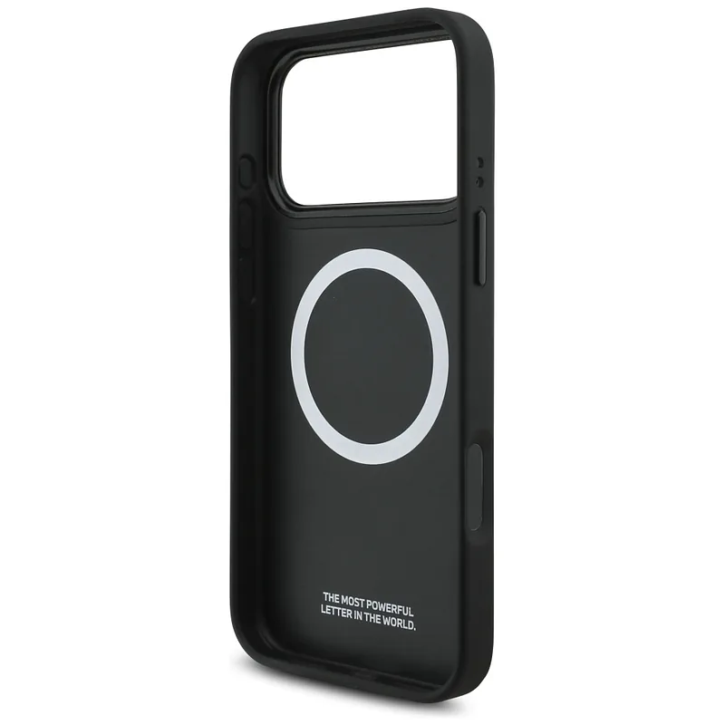 Kaitseümbris iPhone 17 Pro Max jaoks, punane, perforatsiooniga triibuga MagSafe