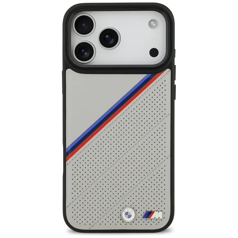 BMW M Tricolor Metallist Logo MagSafe Korpus iPhone 17 Pro Max jaoks, Hall