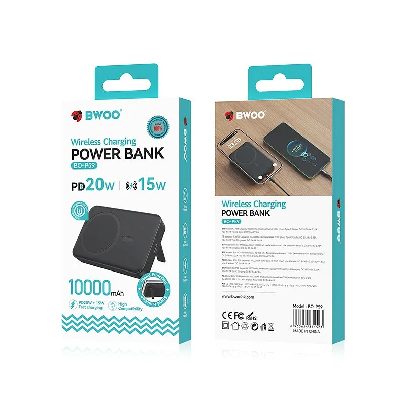 BWOO BO-P59 Power bank 20W 10000mAh
