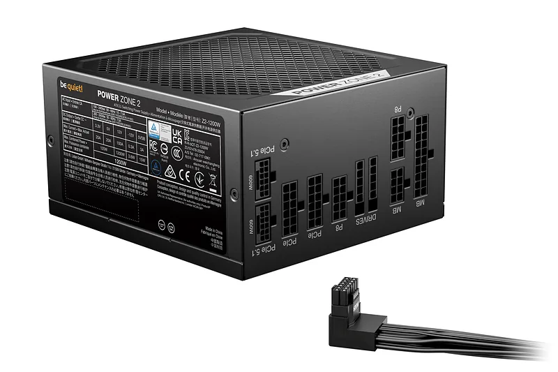 be quiet! POWER ZONE 2 | 1200 W toiteallika komponent 20+4 pin ATX ATX Must
