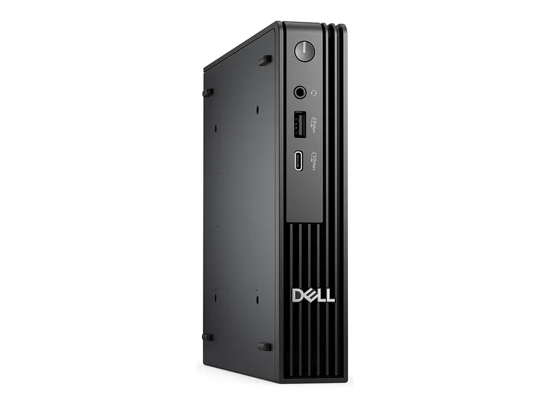 Dell Pro, QCM1250, Desktop, Micro, Intel Core i3, i3-1400T, Internal memory 16 GB, DDR5, Solid-state drive capacity 512 GB, Keyboard language No keyboard, Ubuntu, Warranty 36 month(s)