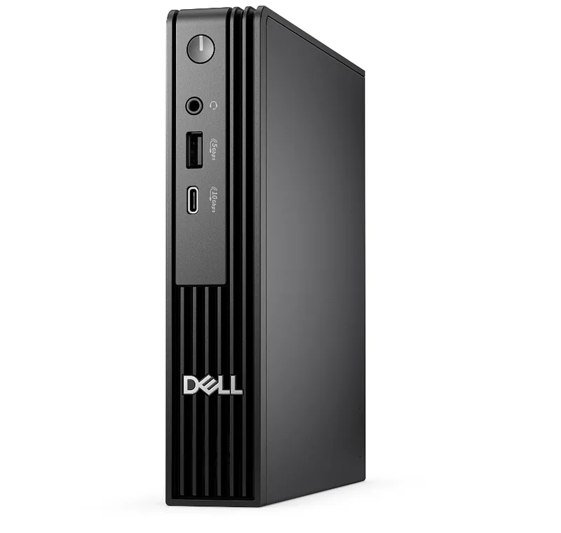 Dell Pro, QCM1250, Desktop, Micro, Intel Core i3, i3-1400T, Internal memory 16 GB, DDR5, Solid-state drive capacity 512 GB, Keyboard language No keyboard, Ubuntu, Warranty 36 month(s)