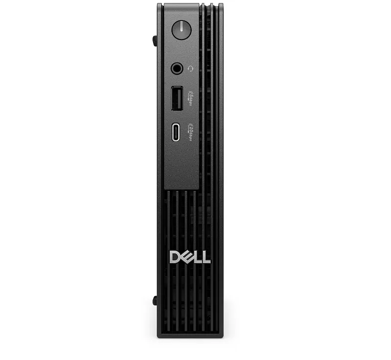 Dell Pro, QCM1250, Desktop, Micro, Intel Core i3, i3-1400T, Internal memory 16 GB, DDR5, Solid-state drive capacity 512 GB, Keyboard language No keyboard, Ubuntu, Warranty 36 month(s)