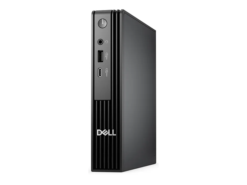 Dell Pro, QCM1250, Desktop, Micro, Intel Core i3, i3-1400T, Internal memory 16 GB, DDR5, Solid-state drive capacity 512 GB, Keyboard language No keyboard, Ubuntu, Warranty 36 month(s)
