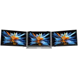 Portable monitor Blackview DCM6 Dual Screen 14inch 1920x1080 16:9 LCD 60Hz IPS 178 USB-C 3.1x3 for 13-17.3 inch laptops352.2x237.43x15.9mm Grey Black