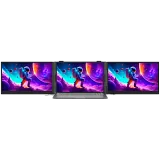 Portable monitor Blackview DCM8 Dual Screen 15.3inch 1920x1200 16:9 LCD 60Hz IPS 178 USB-C 3.1x3 364.4x237.43x21mm Grey Black