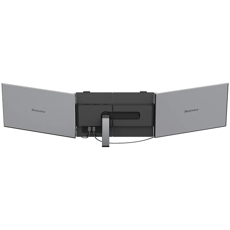 Portable monitor Blackview DCM8 Dual Screen 15.3inch 1920×1200 16:9 LCD 60Hz IPS 178 USB-C 3.1×3 364.4×237.43x21mm Grey Black