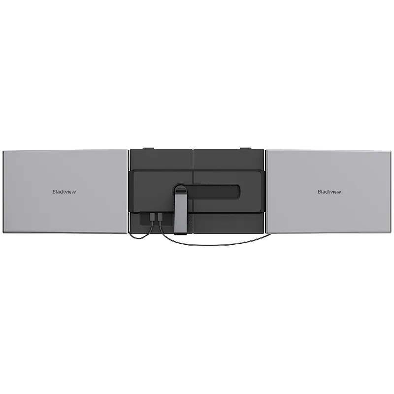 Portable monitor Blackview DCM8 Dual Screen 15.3inch 1920×1200 16:9 LCD 60Hz IPS 178 USB-C 3.1×3 364.4×237.43x21mm Grey Black