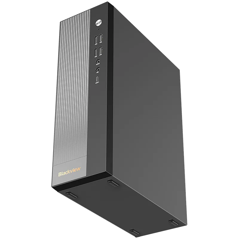 Blackview Desktop NEX60 intel Raptor lake core i5-210H up to 4,8HGz 16/512 WiFi 6 BT 5.2 1xTypeC LAN RJ45 USB 3.0×2 USB 2.0×6 VGAx1 DP1.4×1 HDMI2.0x1 3.5mmx2 Windows 11Pro Black