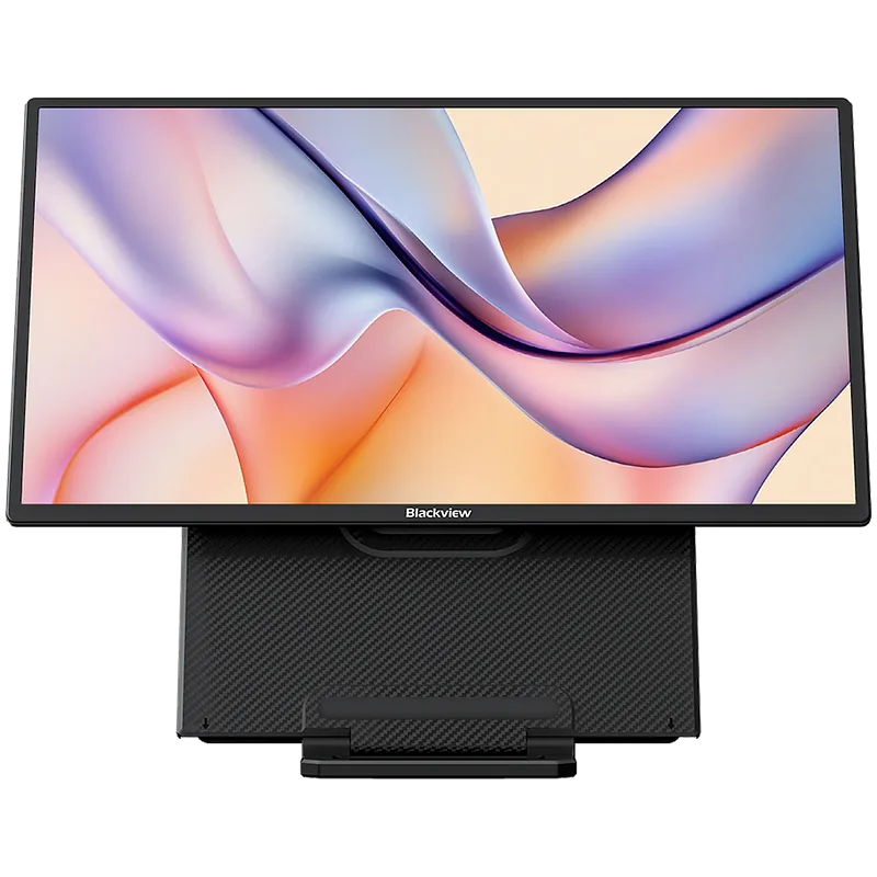 Portable monitor Blackview Table 10 LCD Monitor IPS FHD 23.8inch 1920×1200 16:9 LCD 100Hz 178 USB-C 3.1×2 Full 1xminiHDMI 312x237x32.8mm Plug into Laptop, PC, Game Console, and More, Plug & Play Black