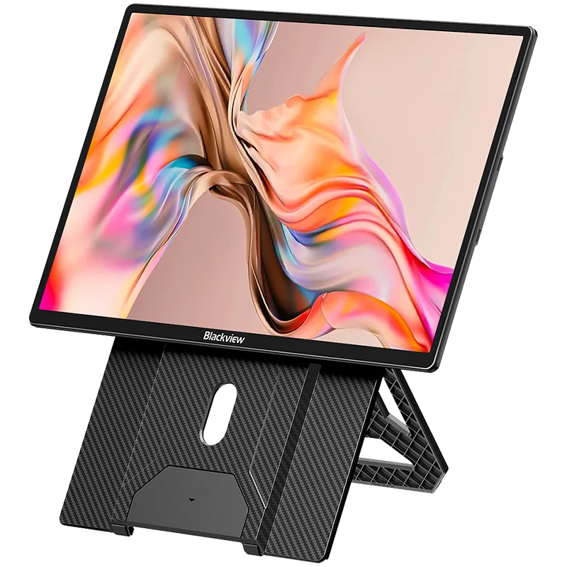 Portable monitor Blackview Table 9 LCD Monitor 16inch IPS FHD 1920×1200 16:9 LCD 60Hz 178 USB-C 3.1×2 Full 1xminiHDMI 368x237x29.5mm Plug into Laptop, PC, Game Console, and More, Plug & Play Black